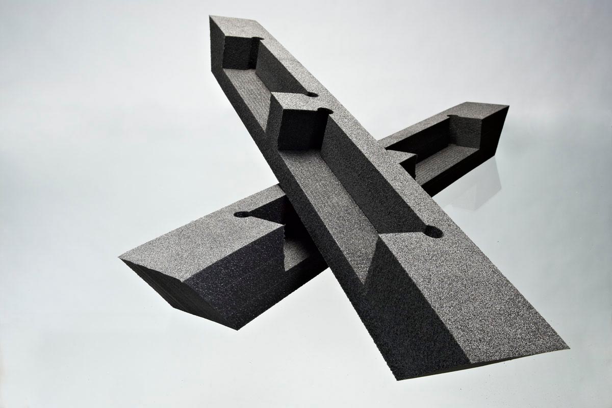 Ladungsträger aus Schaumstoff